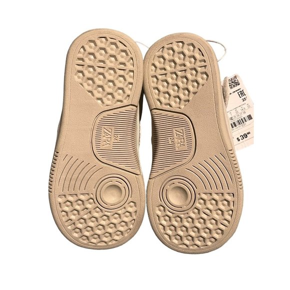 (SOLD)Zara Boys Kids Classic Sneaker High Top White Tops Athletic Shoes8 Baby - Picture 6 of 7